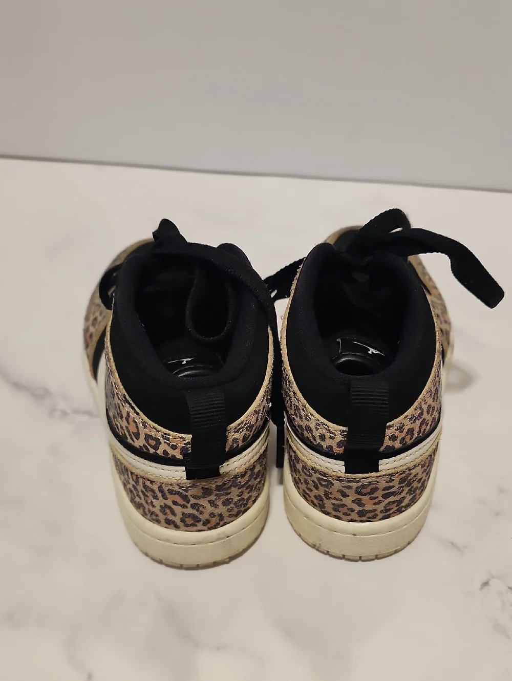 Nike Air Jordan Shoes Leopard Print Youth Size 12C